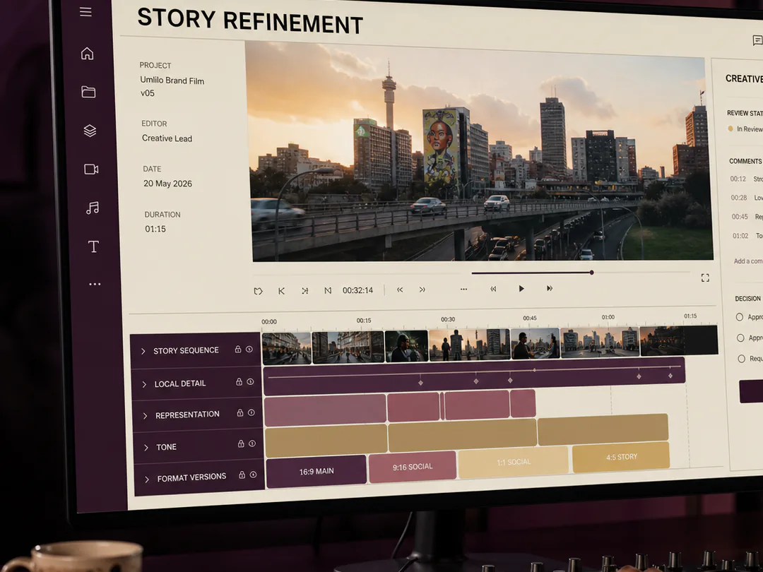 Human refinement makes multimedia content coherent and culturally credible.