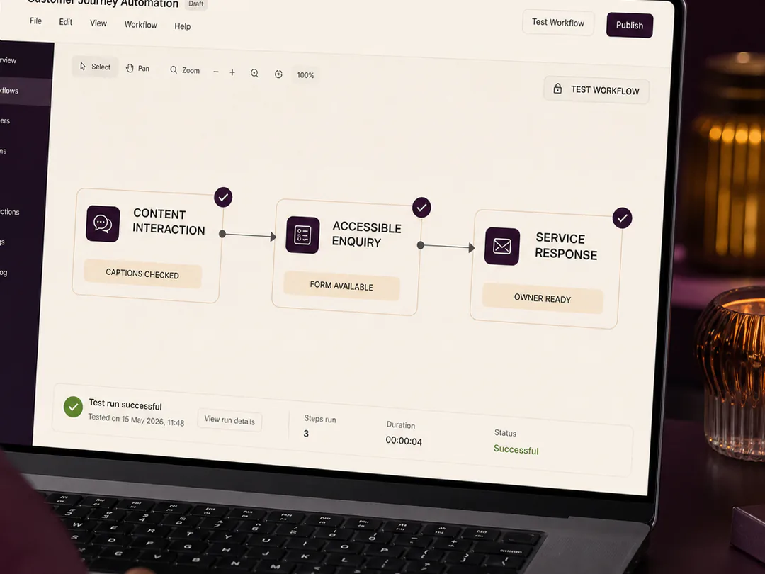 Content performance is linked to a meaningful and usable customer action.
