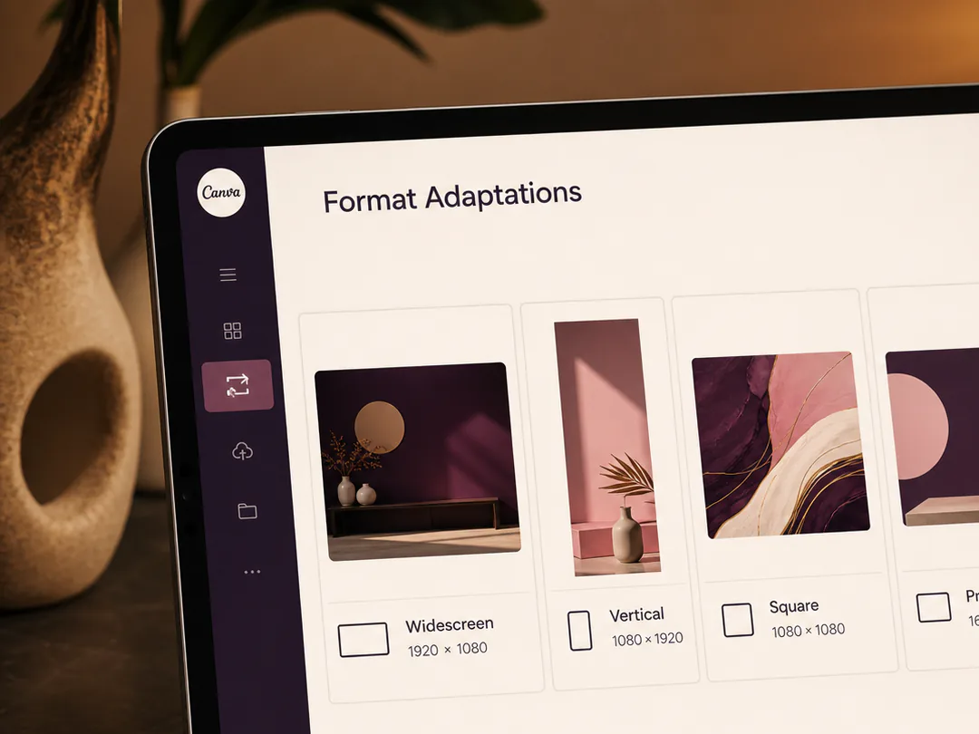 One core idea is adapted thoughtfully for several content formats.
