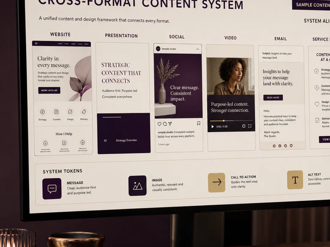 One central idea is organised across several complementary formats.