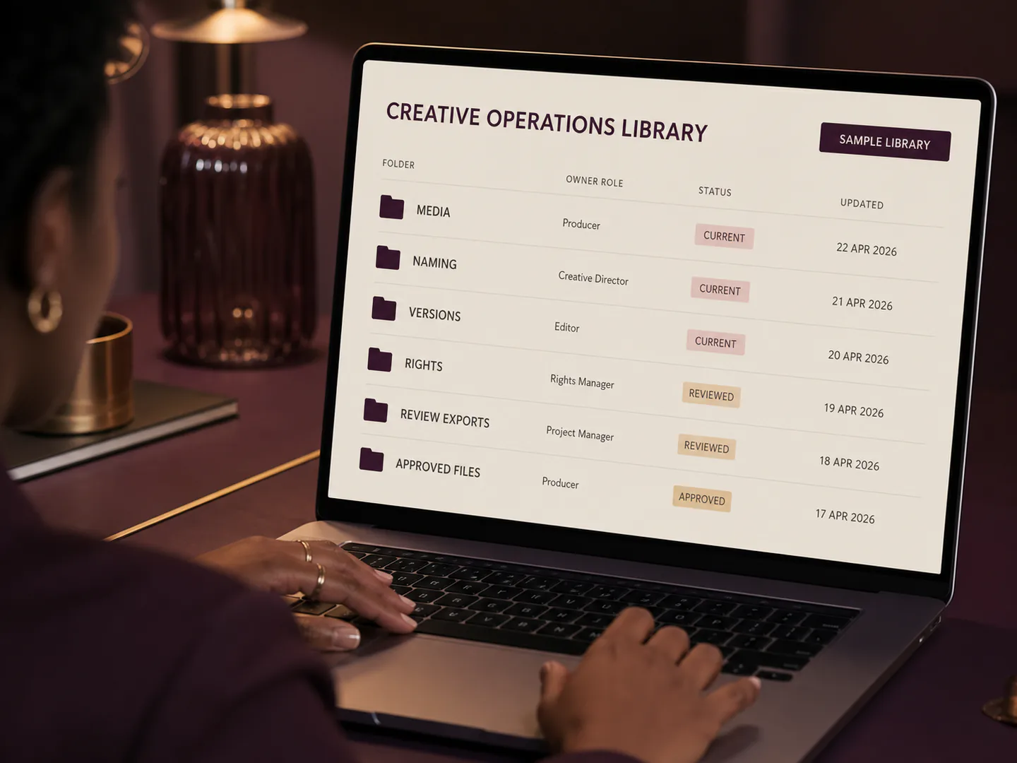 Operational discipline keeps multimedia assets reviewable and reusable.