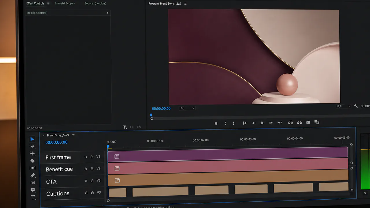 A multimedia strategist compares the opening seconds of a campaign across several channels.