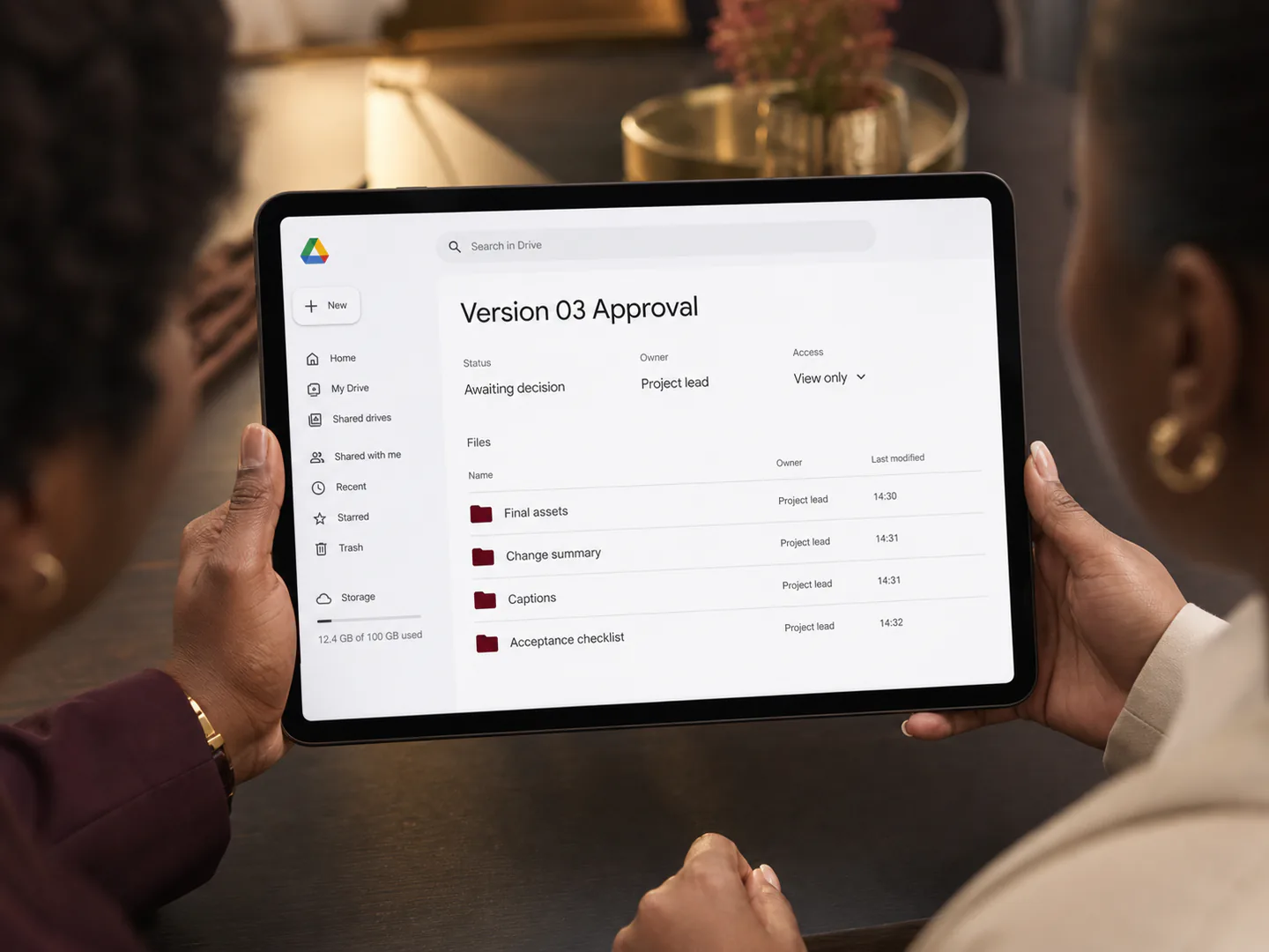 A version-specific approval supports a clean final handover to the client.